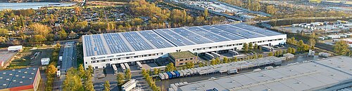 Visualisierung des Logistik-Center Hamburg-Billbrook