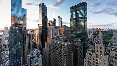 Skyline Gebäude in den USA