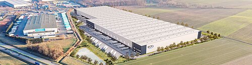 Visualisierung des Logistik-Center bei Wroclaw
