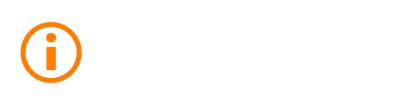 Das orange eingefärbte Icon stellt einen Kreis mit dem Buchstaben "i" in der Mitte dar.